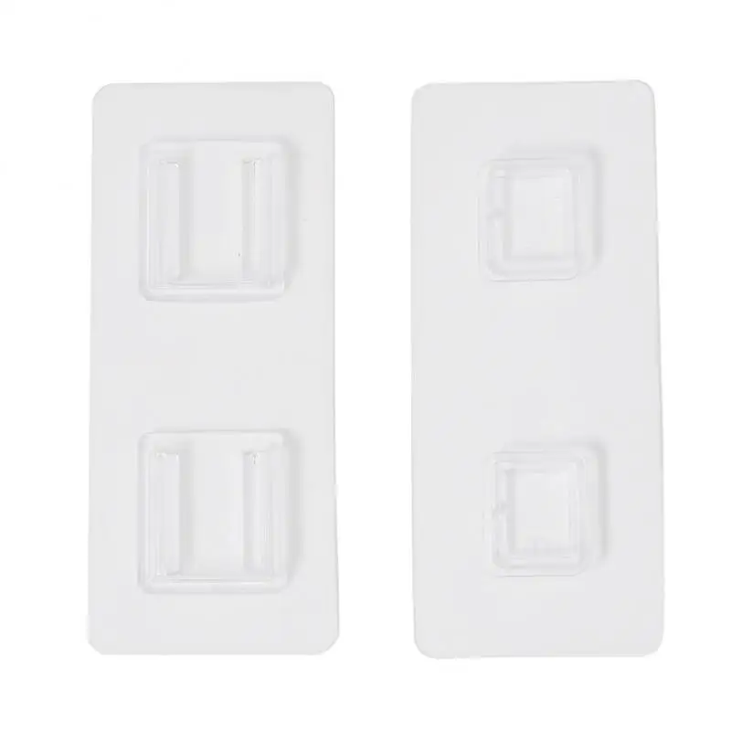 

Double Sided Adhesive Wall Hooks Wall Hanger Transparent Hook Double-Sided Multi-Purpose Shelf Mother Buckle Hook Storag