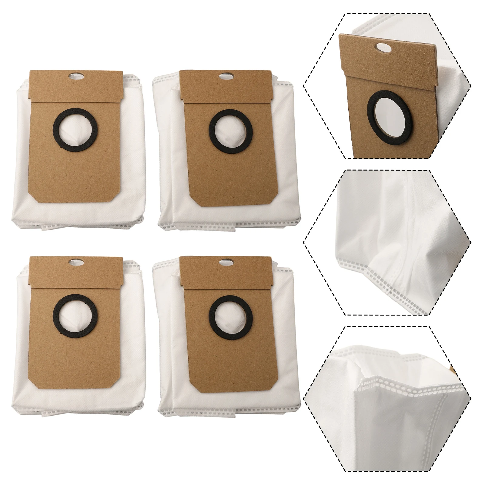 Reutilizável Dust Bag Substituição Set para Cecotec, Parte Aspirador Doméstico, Conga 11090, 4 Pcs, 10Pcs