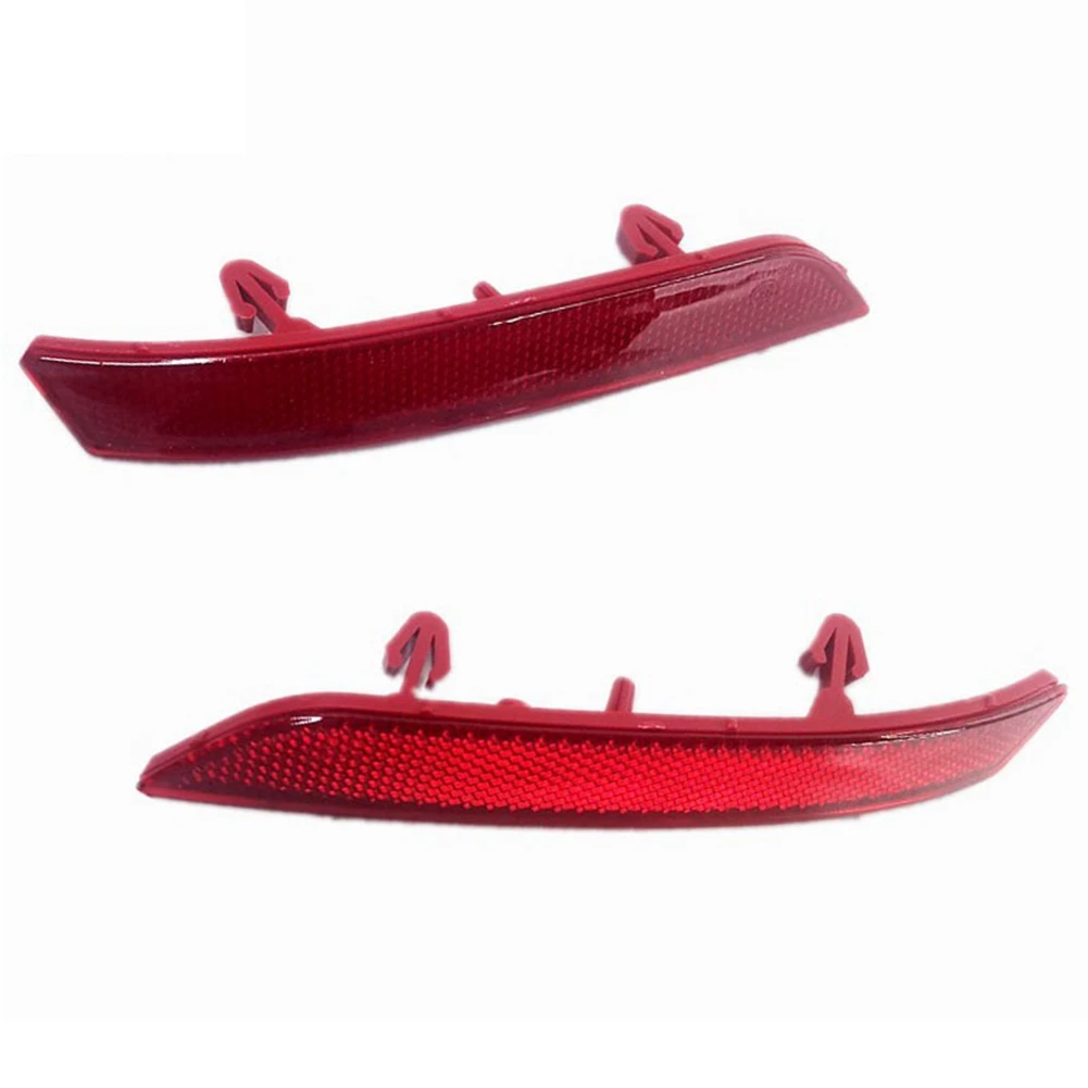 1Pair Car Rear Bumper Fog Light Parking Warning Reflector Taillights Brake Lamp for Peugeot 508 2011-2014