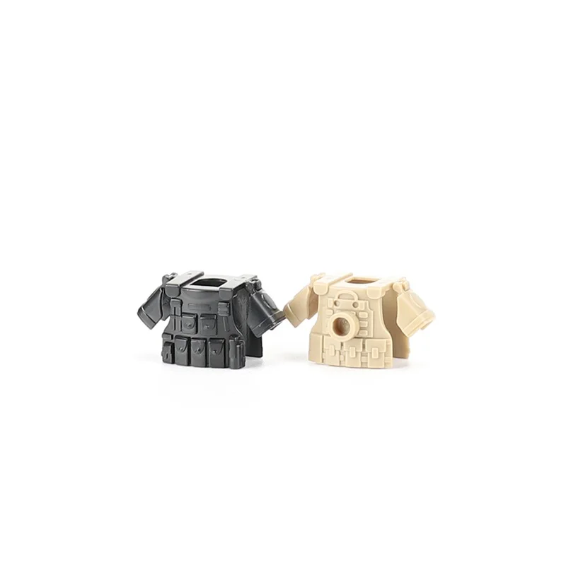 Br1 Pauldrons Heavy Body Armor Soldier Vest Moc Armi Swat Police Military Playmobil Figures Building Block Brick Mini Toys