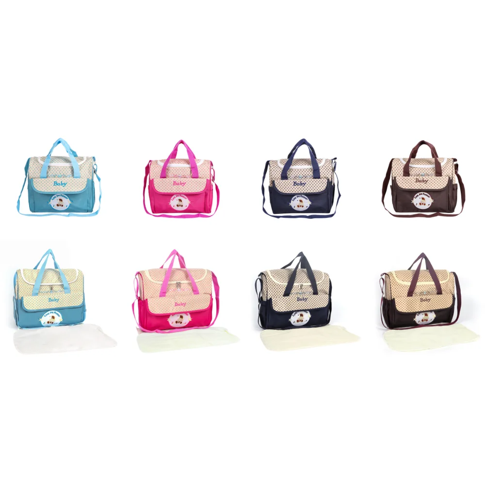 Portable Storage Baby Diaper Bag Multifunctional Crossbody Mommy Maternity Packs Handbag Canvas Baby Stuff Nappy Bags Baby Care