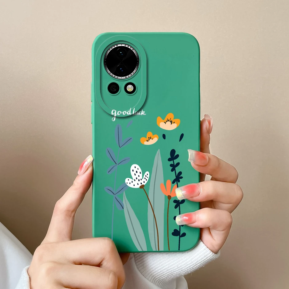Cute Funny Expression Liquid Silicone Shockproof Phone Case Cover