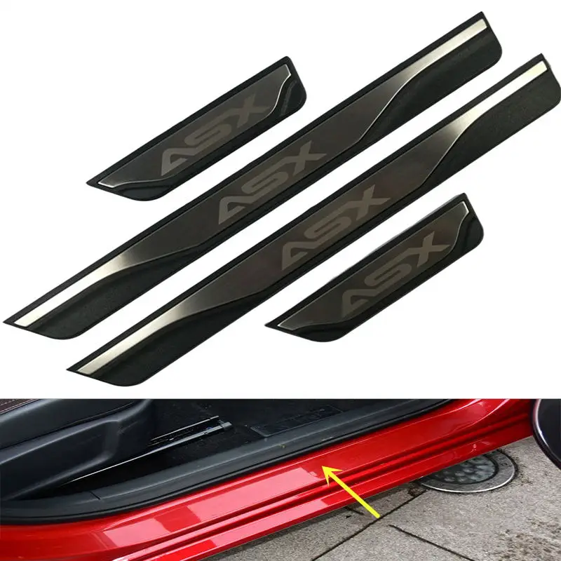 

For Mitsubishi Asx 2011-2020 Car Styling Accessories Stainless Steel Door Sill Scuff Plate Protectors Guard Auto Sticker