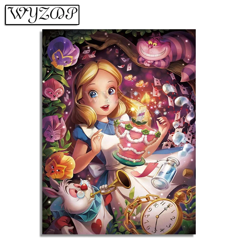 5D Diamant Malerei Cartoon Masse Dchen Bild Voll Platz/Runde Diamant Stickerei Mosaik Kreuz Stich Geschenk Kit Wohnkultur 20210209