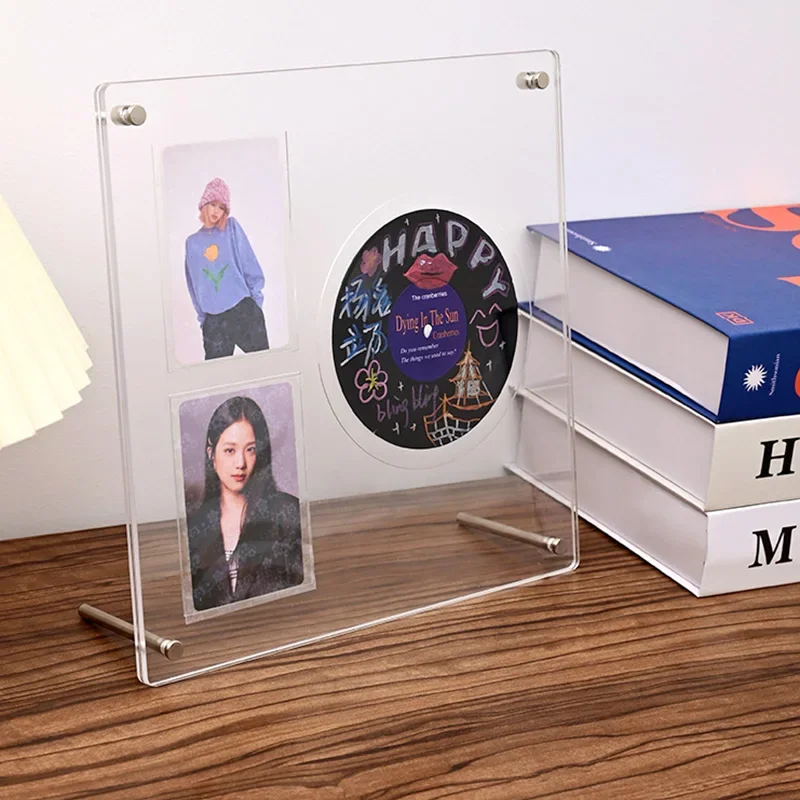 Акриловый держатель для фотокарт, фоторамка, выставочный стенд для Kpop Cd, Idol, Cd-карты, внутренняя рамка, фотоальбом, шарообразный искусственный носитель (art.: 3920c7d172d05) - 3920c7d172d05