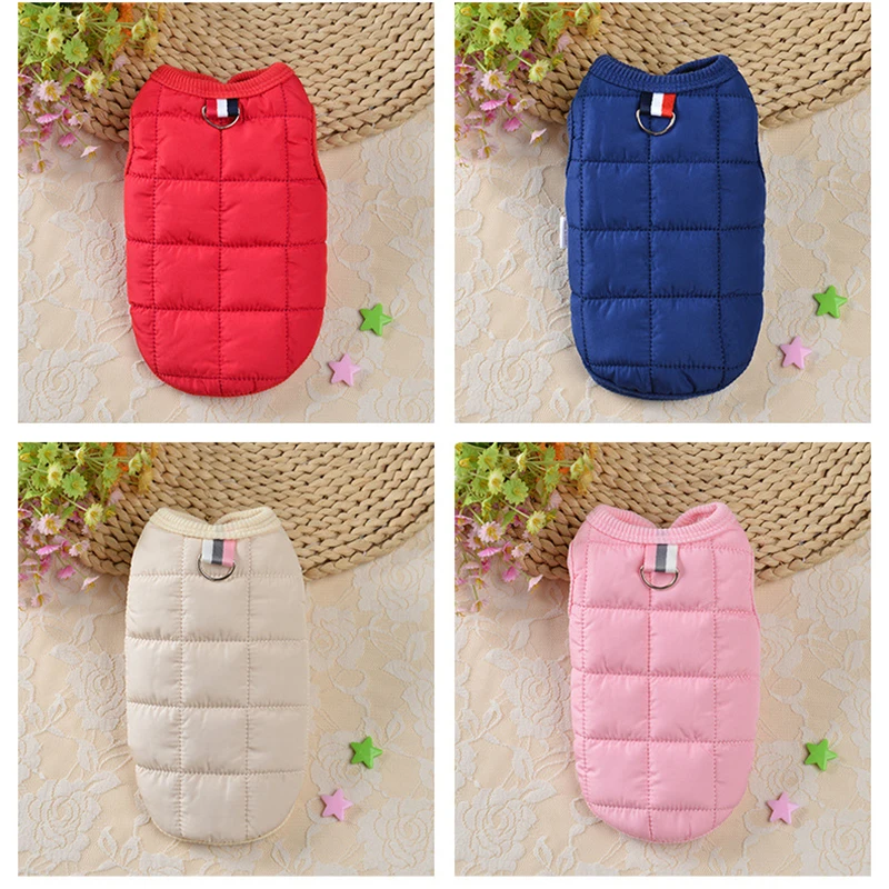 Pet Jacket XS-XXL Dog Clothes Winter Warm Windproof For Small Medium Dogs French Bulldog Chihuahua Yorkie Costumes