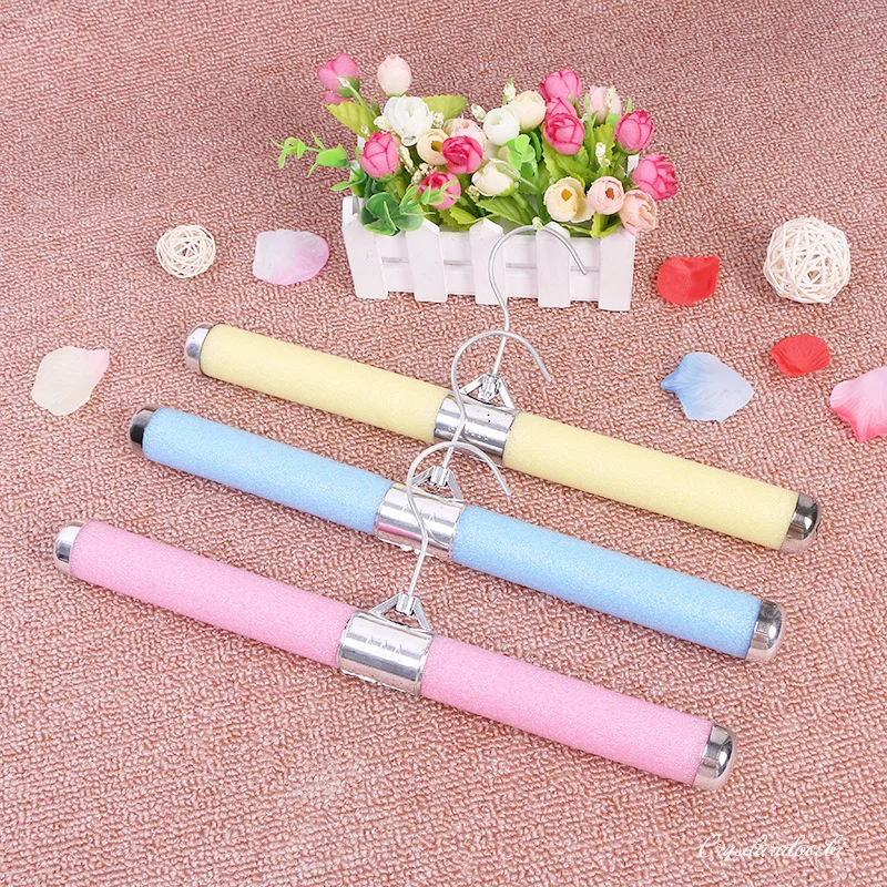 

20Pcs Lovely Baby Kids Aldult Padded Cotton Ribbon Clothes Hanger Home Decoration