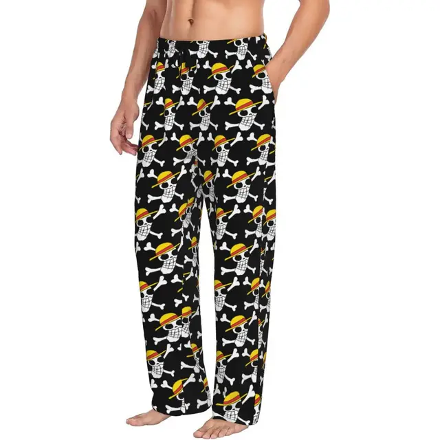 One Piece Cartoon Pj Pants Anime Pj Pants Bioworld My Hero