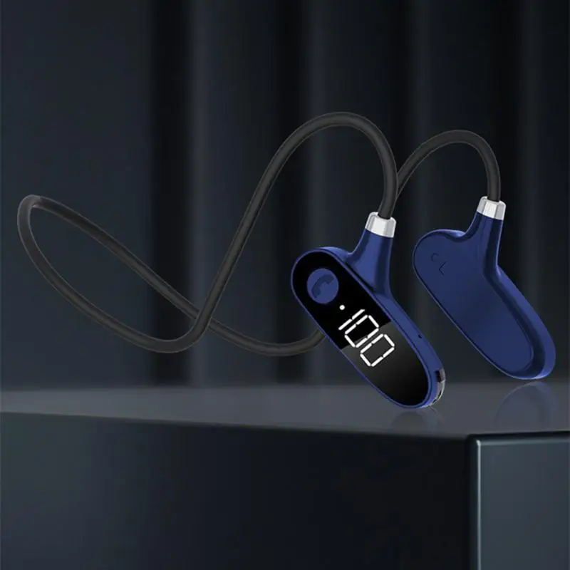 

Headphone Fashion Digital Display 180mah Waterproof Tws Earbuds Bone Conduction Earphones Wireless Headset