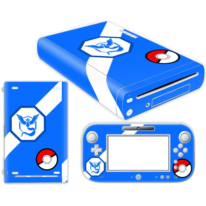Hello Kitty Pikachu Simpson Vinyl Cover For Nintend Wii U Console Controller Decal Game Accessories For Wii U Skin Sticker 