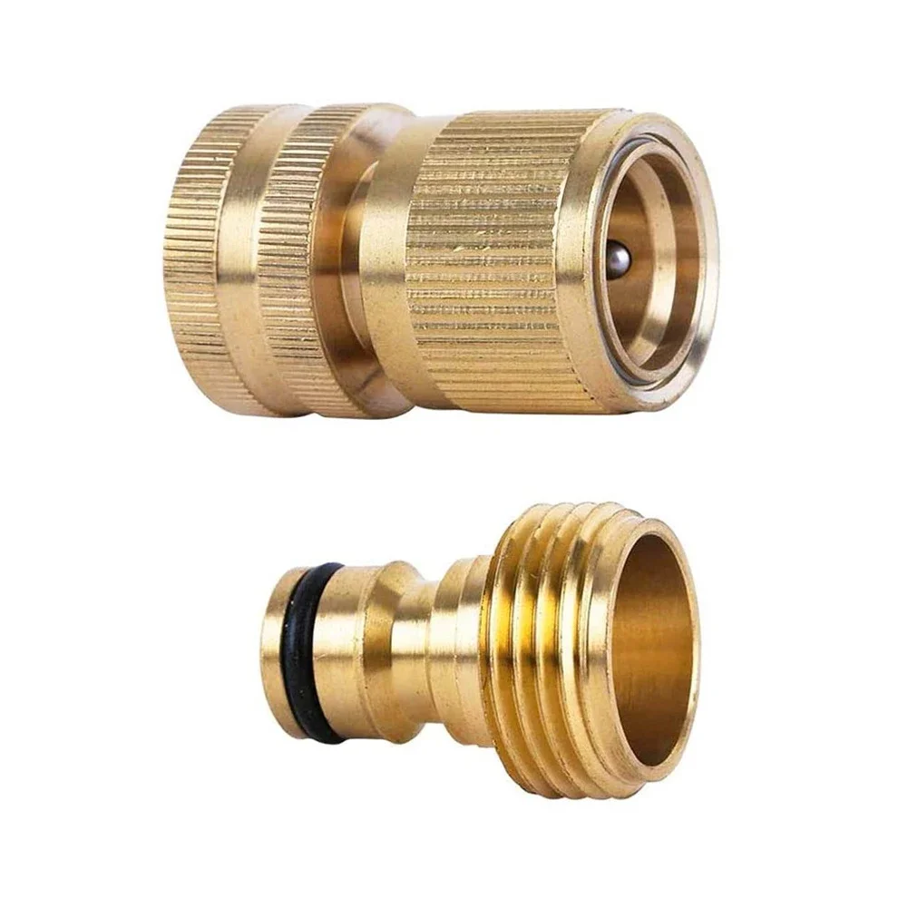 

Garden Accessories Quick Connector Male & Female Quick Connector For 3/4 Inch Water Hose Garden Yard Durable High Quality