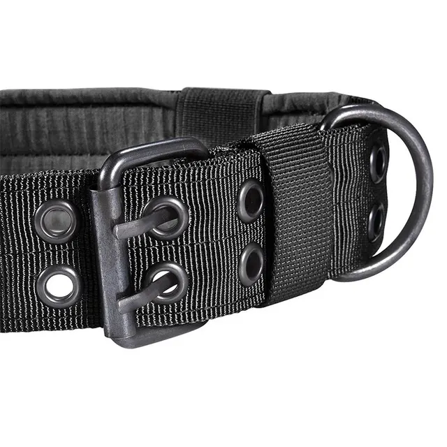1pc Medium To Large Nylon Tactical Pet Dog Collar - Adjustable And Durable, Suitable For Medium And Large Dogs. 3