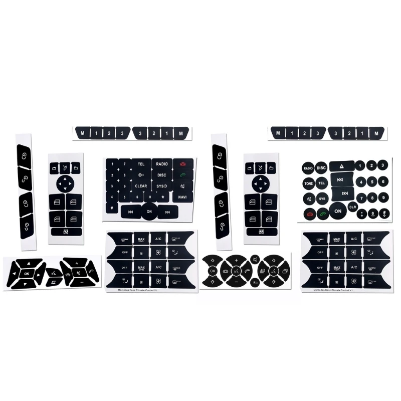 

Пылезащитные наклейки для ремонта кнопок с защитой от царапин для W204 C204 R172 W218 W246 X204