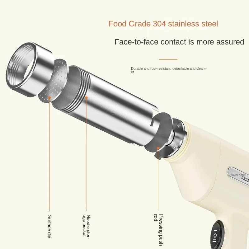 Automatic Electric Stainless Steel Manual Noodle Maker Thick Thin Hand Operated Spaghetti fast Pasta Cutter Pressing Machine Set