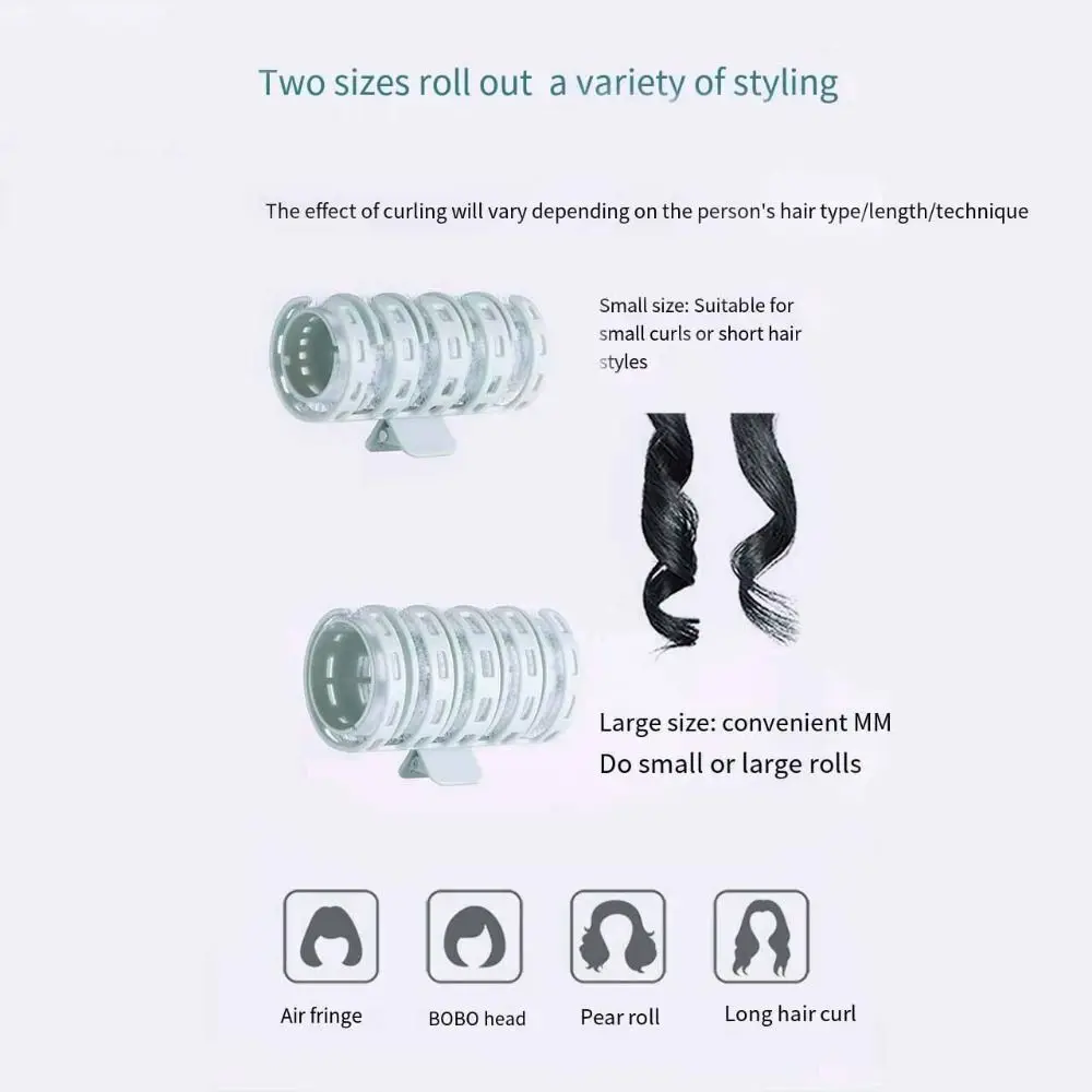 Plastic Self-adhesive DIY Hairdressing Tools Sticky Hair Curls Heatless Hair Curlers Styling Tools