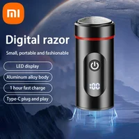 Xiaomi Mini Digital Shaver Type-c Quick Charge Travel Home Digital Display Beard Knife Comfortable Hair Trimmer Pocket Razor 1