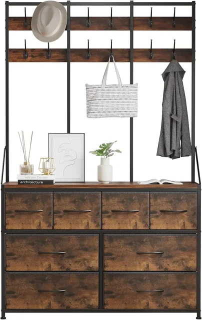8-Drawer Fabric Dresser Rack 4