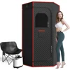 Saunas Box - Portable Sauna for Home, Full-Body Steam Sauna with 2.6 L Steamer, Chair, Remote Control Included, Home Sauna Tent 1