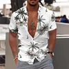 2023 Coconut Tree Shirts For Men 3d Printed Men's Hawaiian Shirt Beach 3xl Short Sleeve Man Blouse Shirts Fashion Tops Shirt 1
