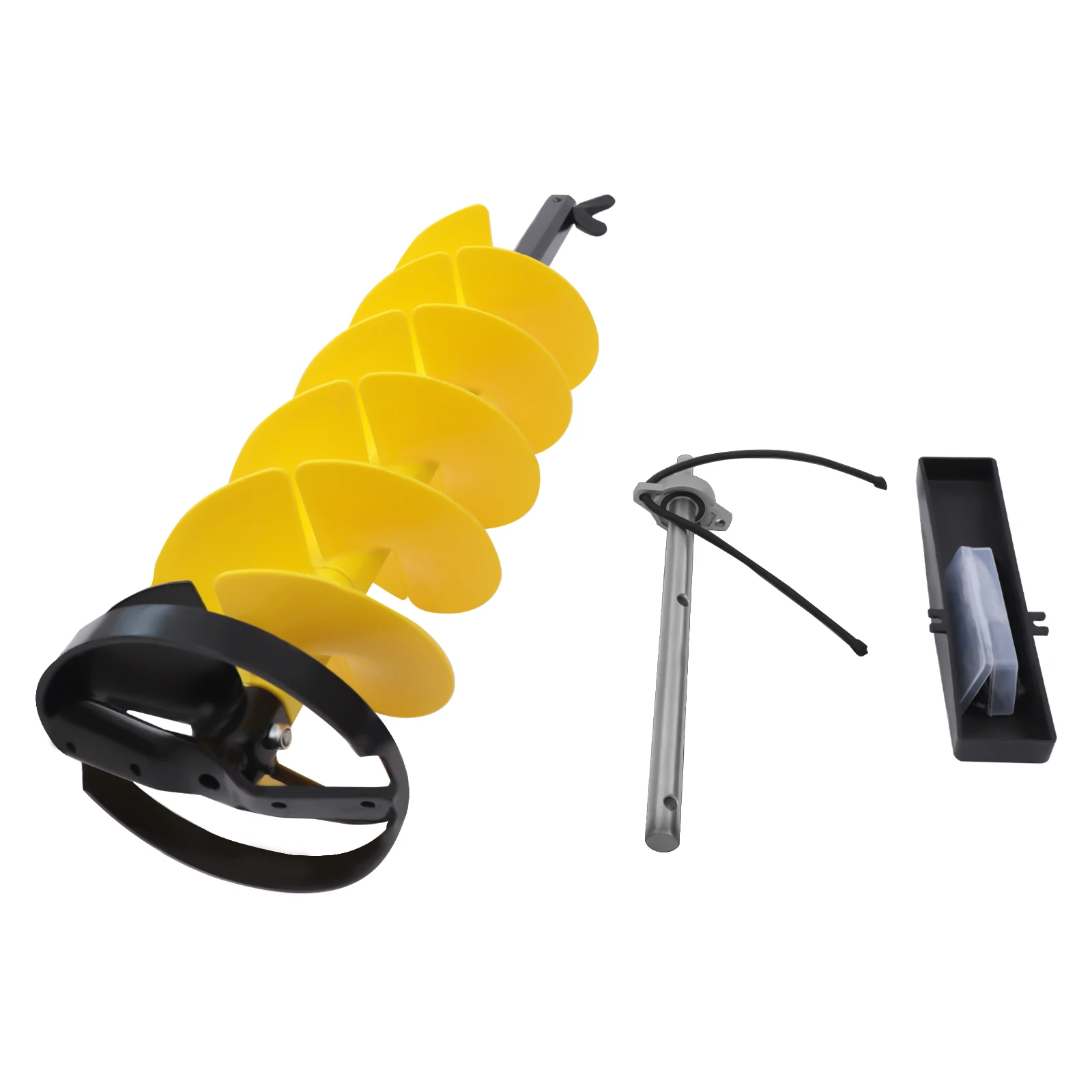 Cordless Nylon Corrosion Resistance Ice Drill Auger with Centering Point Blade 8In Ice Auger Bit for Ice Drilling 5