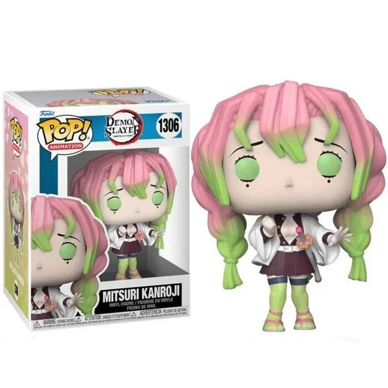 thumbnail image 4 of ¡Nuevo Funko Pop! Demon Slayer MITSURI KANROJI 1306# OBANAI 1395# RUI 1307# Nezuko 1264# SANEMI 1253 Tanjiro 1304 KYOJURO 1308 Juguete, 4 of 5