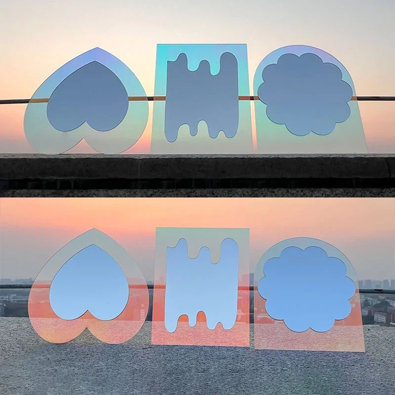 Heart Shape Decorative Mirror Irregular Acrylic Mirrors Mirror Stickers for The Wall Home Decoration Accessories Espelho 거울