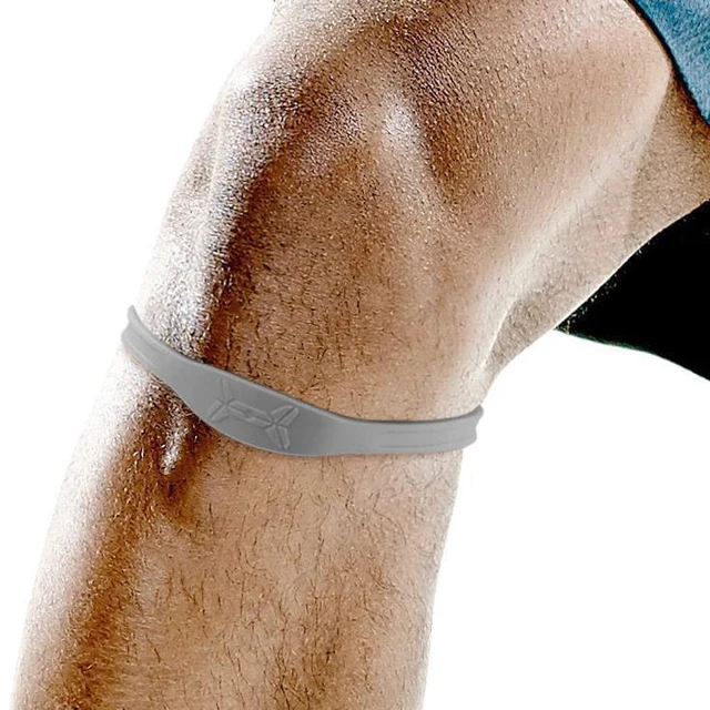 Sports Fitness Knee Protector Basketball Kneepad Breathable Silicone Shock-Absorbing Patella Belt Fixed Patellar Support 5