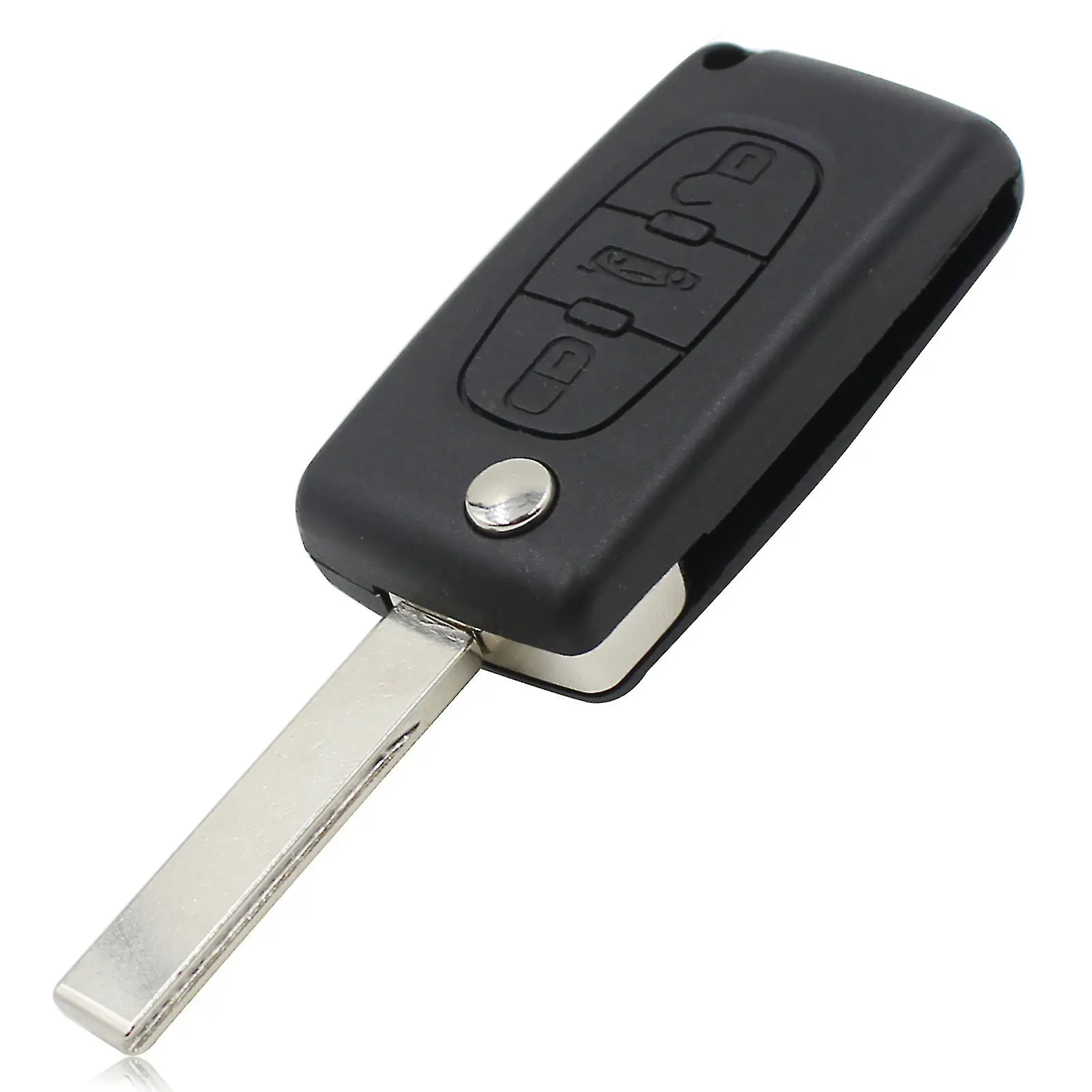 Nuovo 3 Pulsanti Pieghevole Flip Remote Car Key Fob Case Shell Per Citroen C2 C3 C4 C5 C6 Xsara Grand Picasso Ce0536