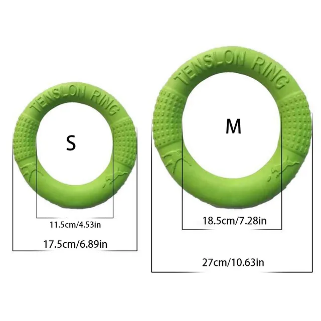 Pet pull ring, outdoor dog solid circle toy, pet training supplies 6