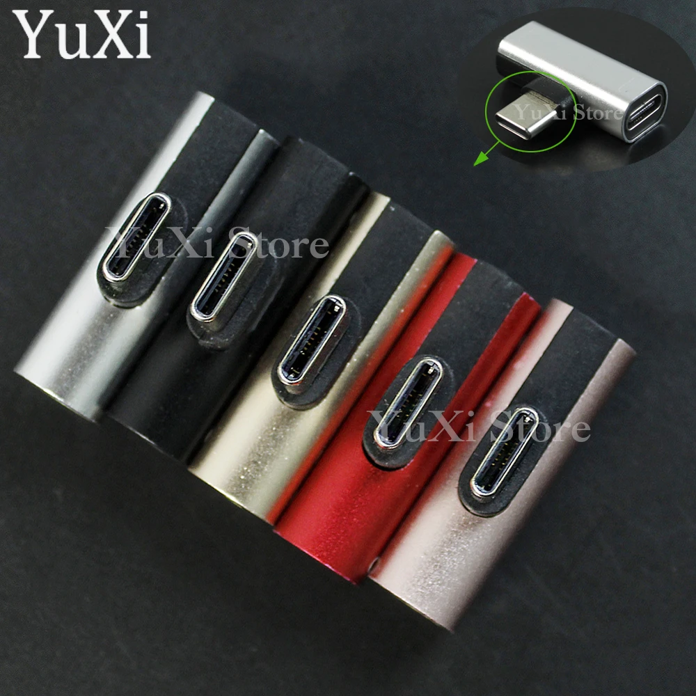 Dual Type-C Adapter & Charger with Multifunctional Earphone Converter