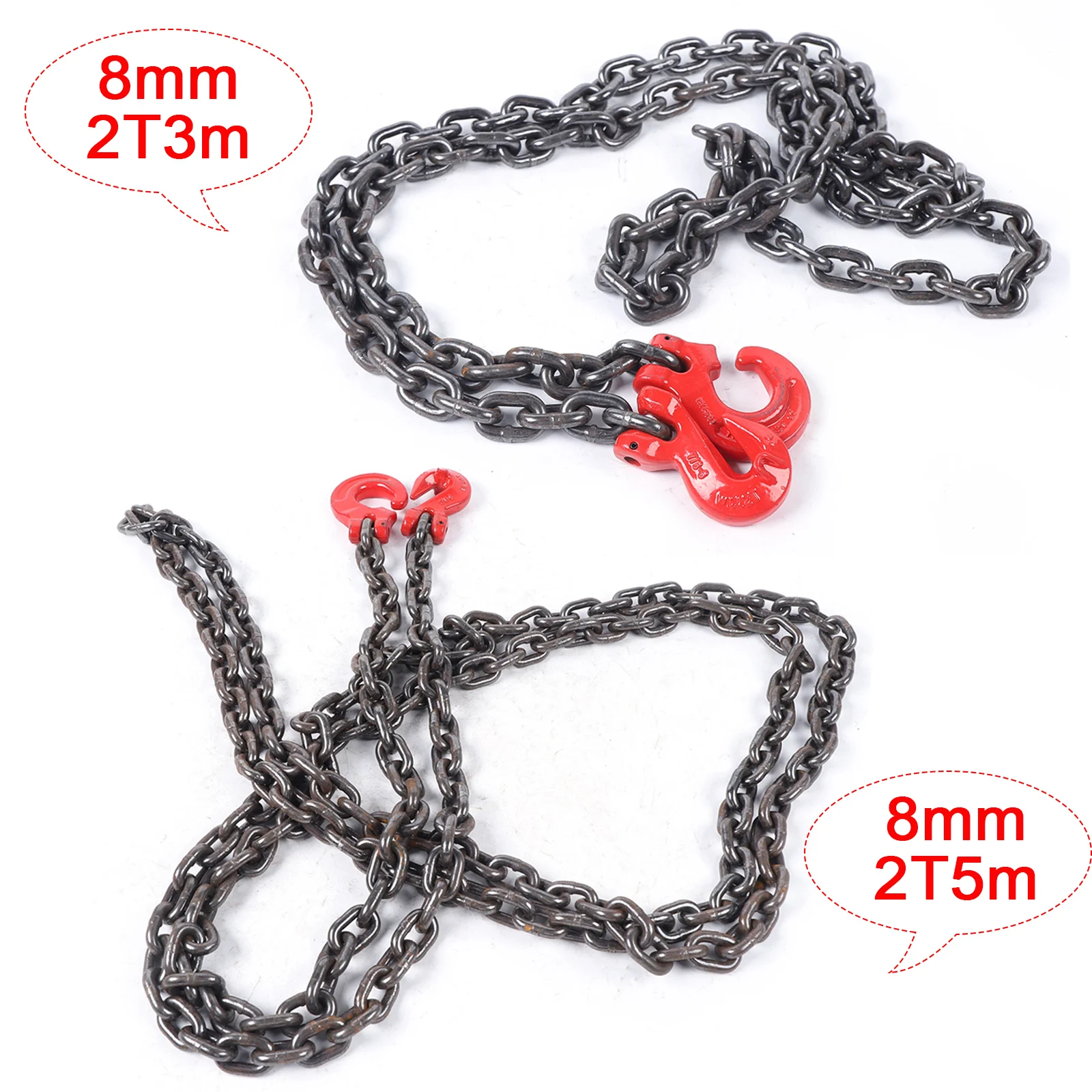 2 Strand Chain Slings 8mm Chain Lifting Tool 2T - AliExpress, image size:1600x1600
