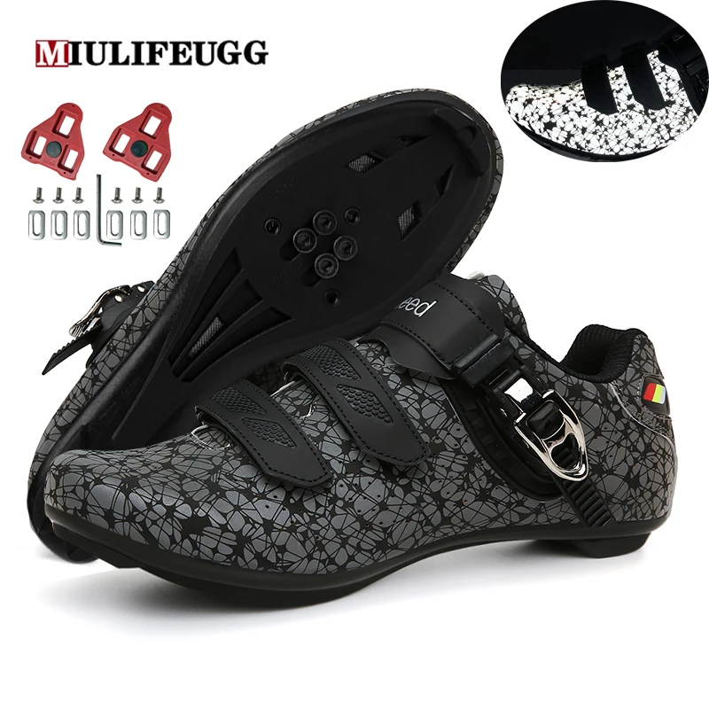 Cycling MTB Shoes Men Sports Route Cleat Road Dirt Bike Speed Flat Sneaker Racing Women Shoe Bicycle Mountain Spd Footwear