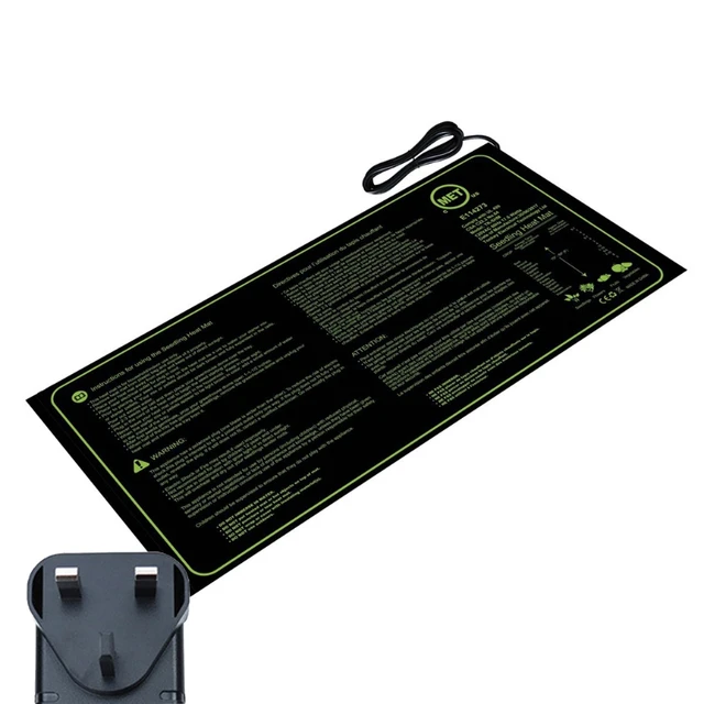 Tartós Vízálló Palánták Hőszőnyeg 20 "X 10" Meleg Hidroponikus Fűtőpad - Image 4