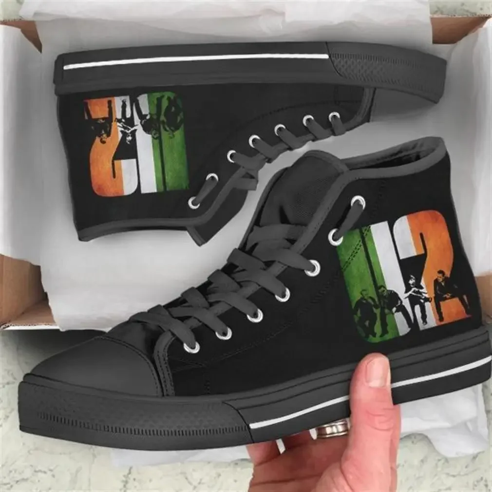 Hot Cool Fashion Pop Funny New Summer High Quality Sneakers Casual Shoes Men Women U2 Band Latest High Top Classic Board Shoes