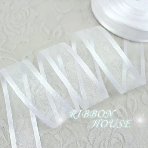 Luxurious Soft Broadside Organza Ribbon - 50 Yards for Gift Wrapping & Decoration