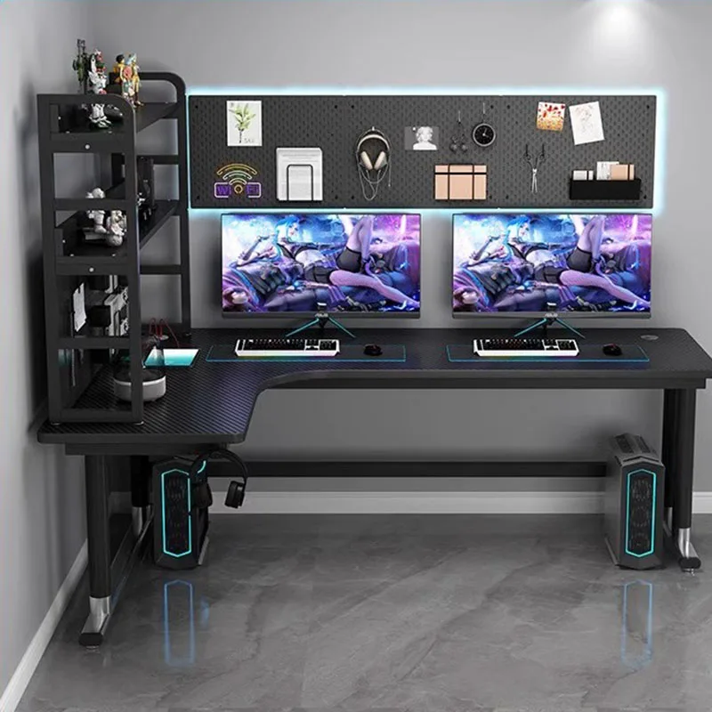 L 자형 컴퓨터 책상, 측면 수납 가방, 나무 코너 PC 게임 테이블, 가정 사무실 작은 공간 방 책상 가구 서재 Best5 L 자형 컴퓨터 책상, 측면 수납 가방, 나무 코너 PC 게임 테이블, 가정 사무실 작은 공간 방 책상 가구 서재 Best5