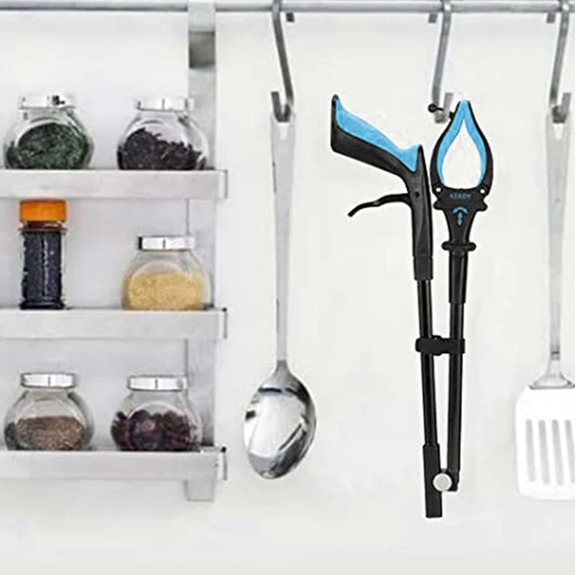 Összecsukható Alomválasztó Fogó, Könnyű 80 Cm-Es Grabber Szerszámot Az Ártalmas Megfogók 90 ° -Os Forgó Fej Csúszásgátló Állkapocs Mágneses Horog - Image 2