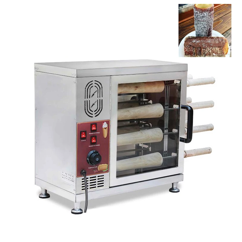 

Hungarian Chimney Cake Machine Stainless Steel Chimney Cake Roll Machine Electric European Cake Roll Oven