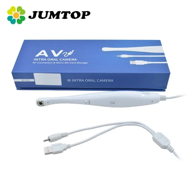 JUMTOP Dental Intraoral Camera Visual Oral Examination Camera With 6 LED Lights Teeth Detecting Instruments