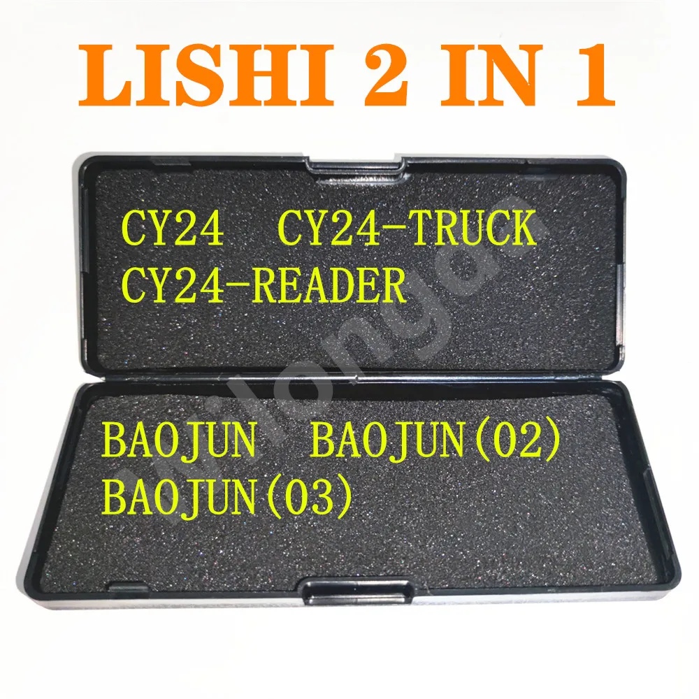 

LISHI Locksmith Tools 2 IN 1 CY24 CY24-TRUCK CY24-READER BAOJUN BAOJUN(02) BAOJUN(03)