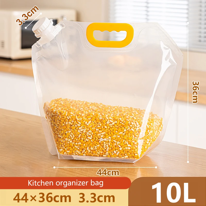 Transparent Grain Storage Suction Bags  10 Pcs Grain Moisture-proof Sealed  Bag - 10 - Aliexpress