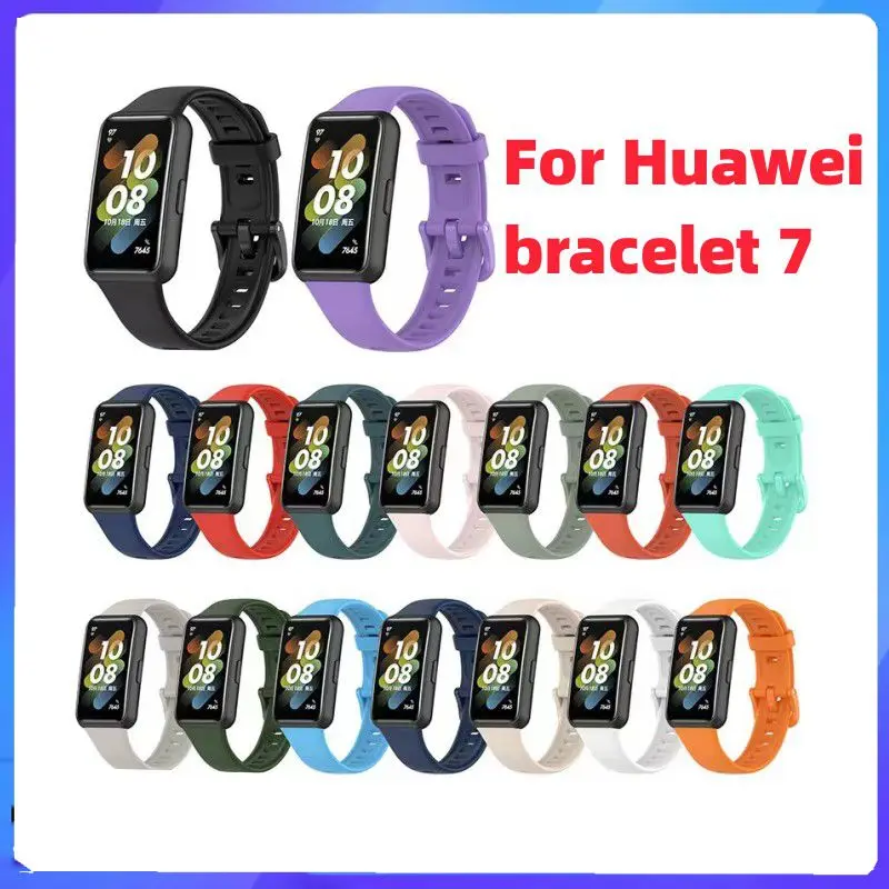 

Multiple Colors Watch Straps For Huawei Bracelet 7 Replacement Watch Bands Wristband Bracelet For Huawei Bracelet 7 Accessories