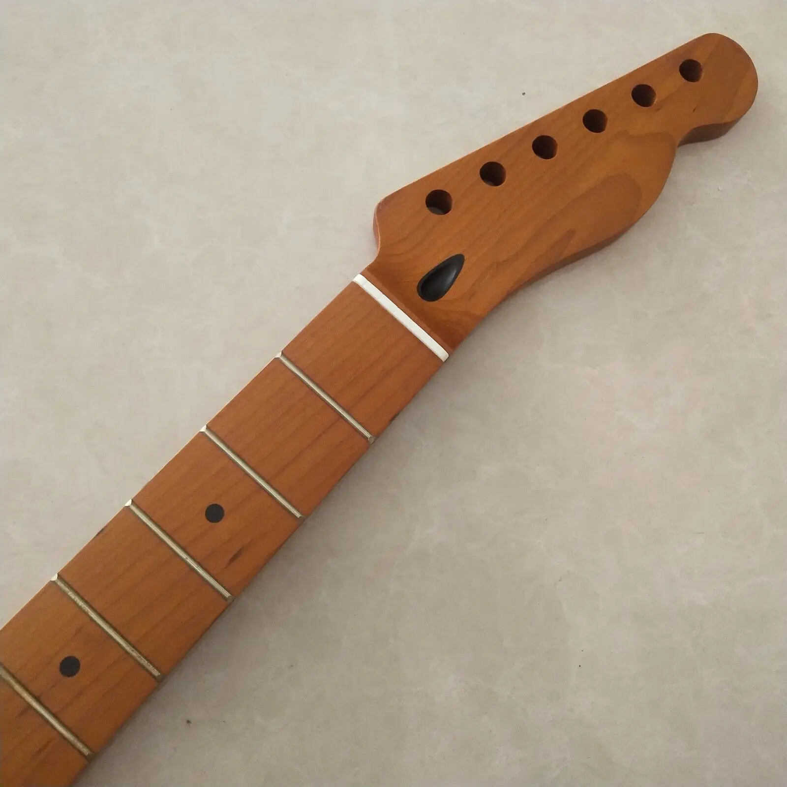 

Roasted Maple TL Guitar Neck 22 Fret 25.5 Inch Maple Fingerboard Dot Inlay parts