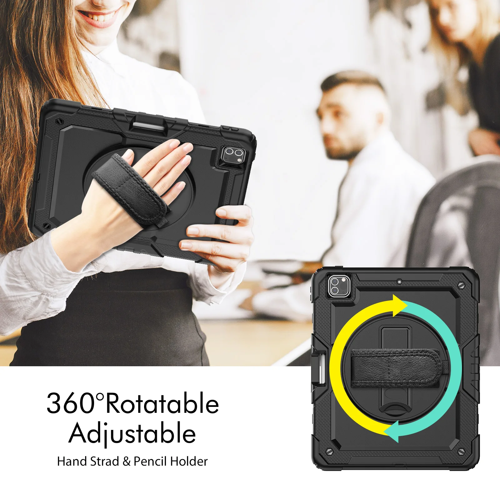 Capa para Tablet Ipad Air 10.9 10th Generation Cases Tela Pet e Strap Ipad Pro 11 12.9 Polegadas m2 2023 2023 2023 - Imagem 5
