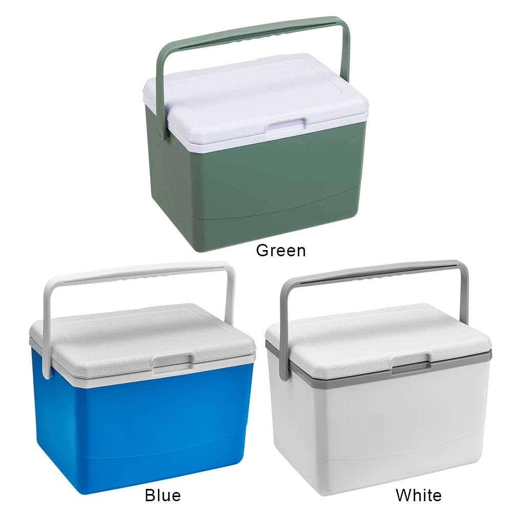 5L Insulated Portable Cooler with Handle Camping Car Refrigerator Heat Preservation Picnic Ice Bucket for Camping Tailgating