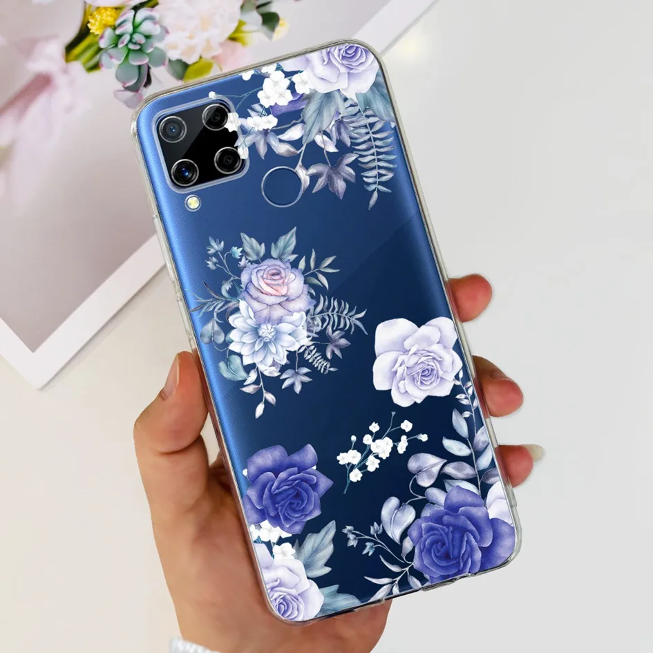 Fashion Marble Butterfly Flower Soft TPU Phone Case Silicone Cover