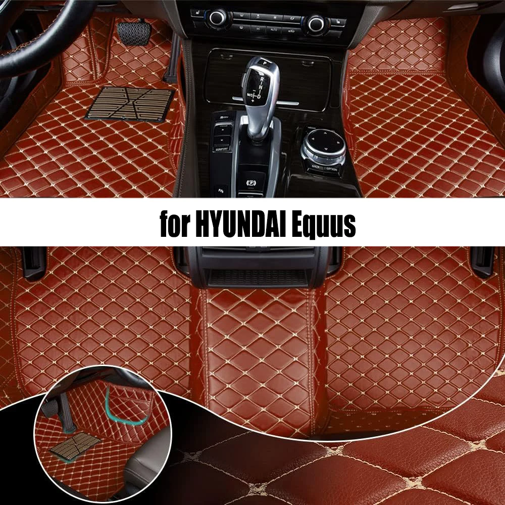 

Автомобильный напольный коврик для HYUNDAI Equus 2009-2016, обновленная версия, аксессуары для ног, ковры