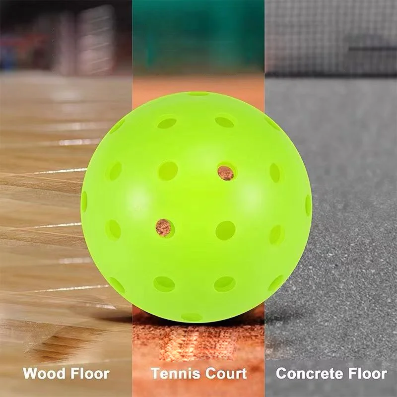 Durable Indoor Pickleball Balls - Set of 3, 6, or 12 - Ideal for Training, Competition, and Practice