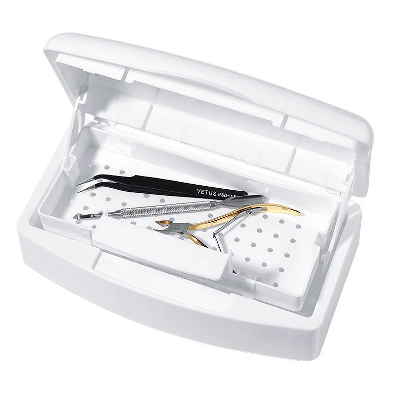 Description Picture 6 of itemNail Sterilizer Tray Disinfection Box Sterilizing Clean Nail Art Salon Manicure Implement Sanitize Tool Equipment Cleaner Tools