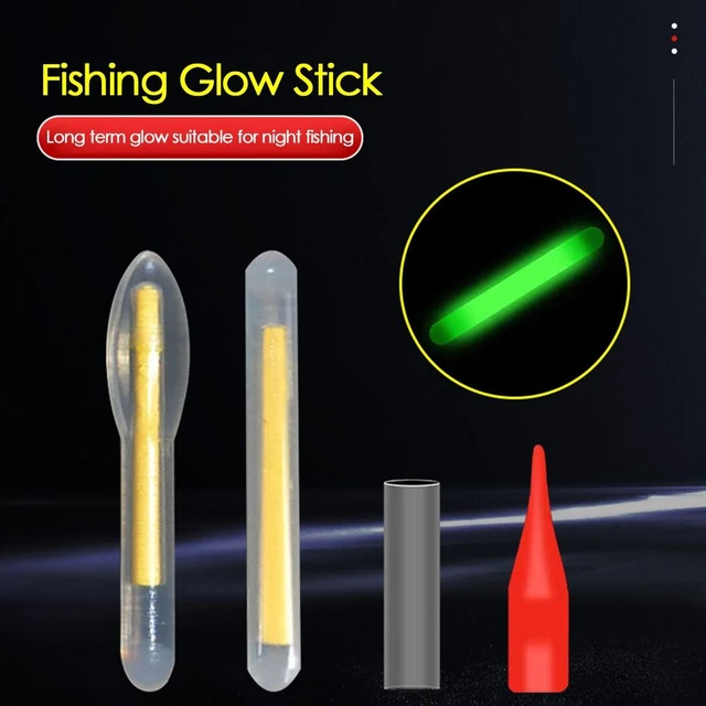 50Pcs New Plastic Night Fishing Light Stick Rough Fishing Buoy Night Light  Luminous Rod For Fishing Luminous Rod Fishing Gear - AliExpress